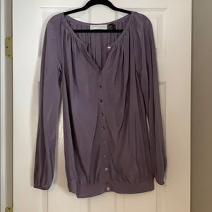 Charles Nolan 100% silk shirt